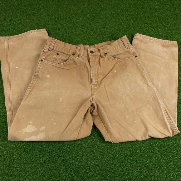 Dickies Other - Vintage Dickies Brown Canvas Duck Painter Carpenter Pants Sz 31"